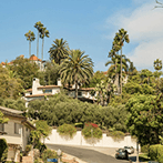 Silver Lake hills and clouds